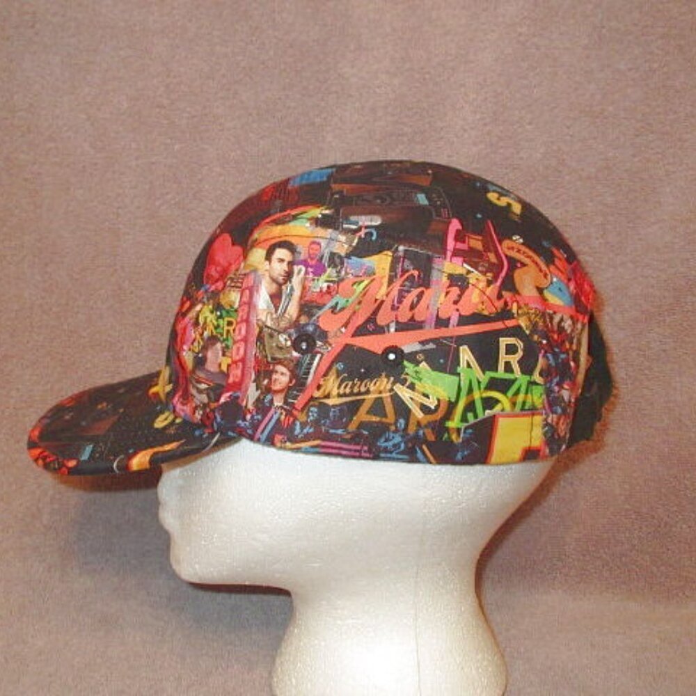 Maroon 5 Concert Tour Snapback Hat Cap Live Nation Adam Levine Band Rock Music